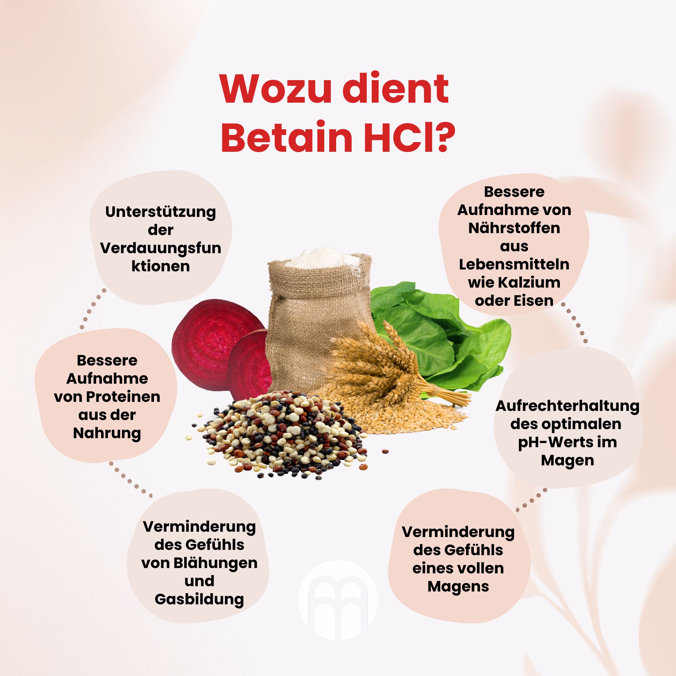 K čemu slouží Betaine HCl